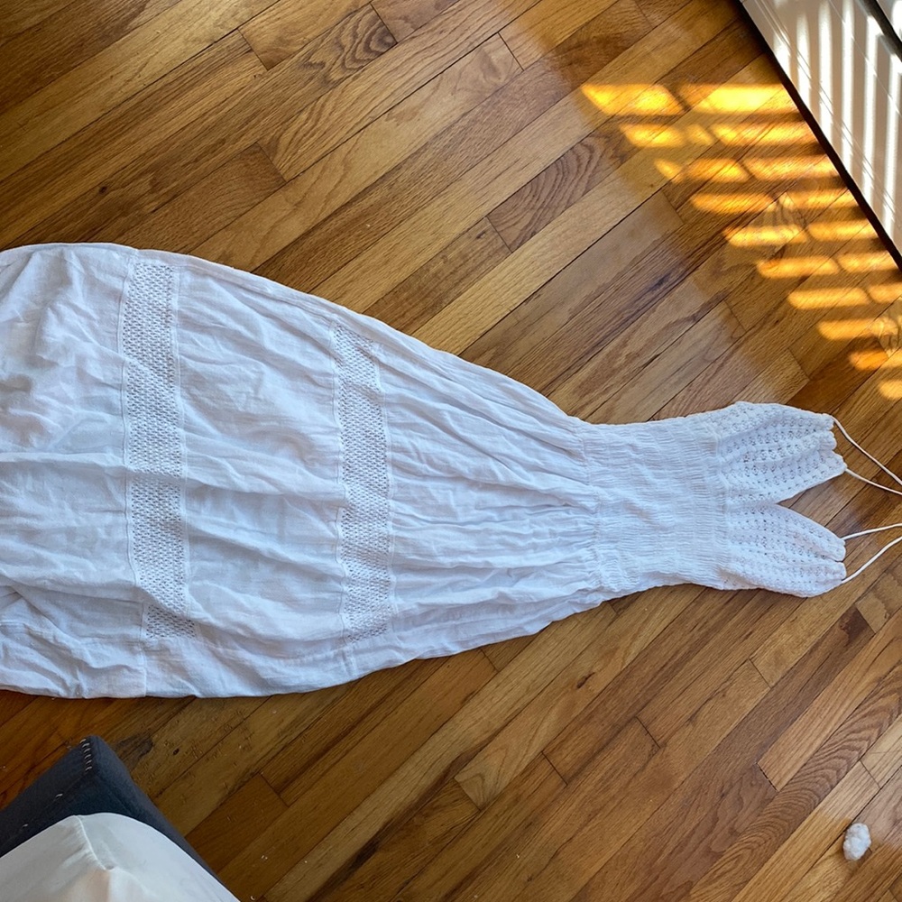 White beach dress